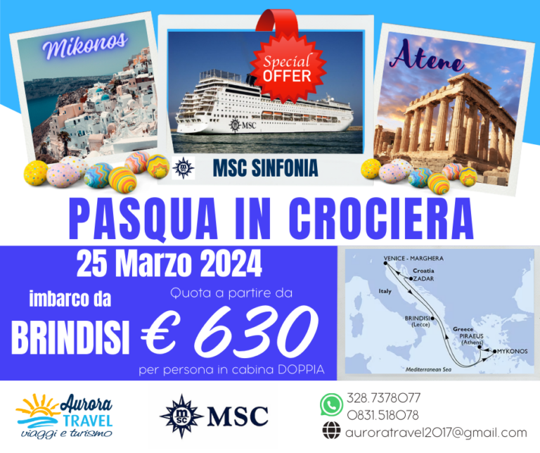 PASQUA IN CROCIERA da BRINDISI